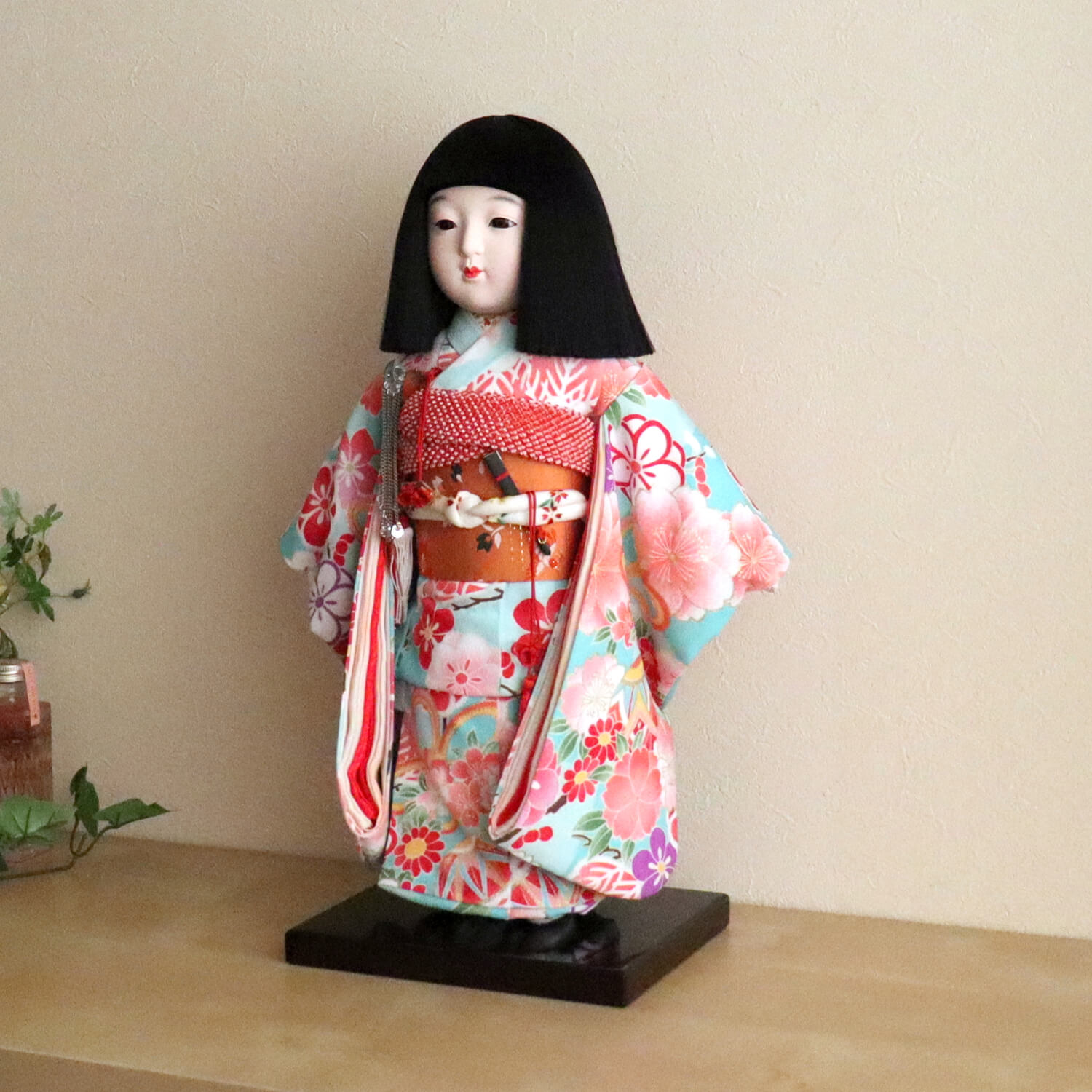 市松人形 稚児 豊徳斎 元賀章介作 裸 女の子 座り可能 - おもちゃ/人形