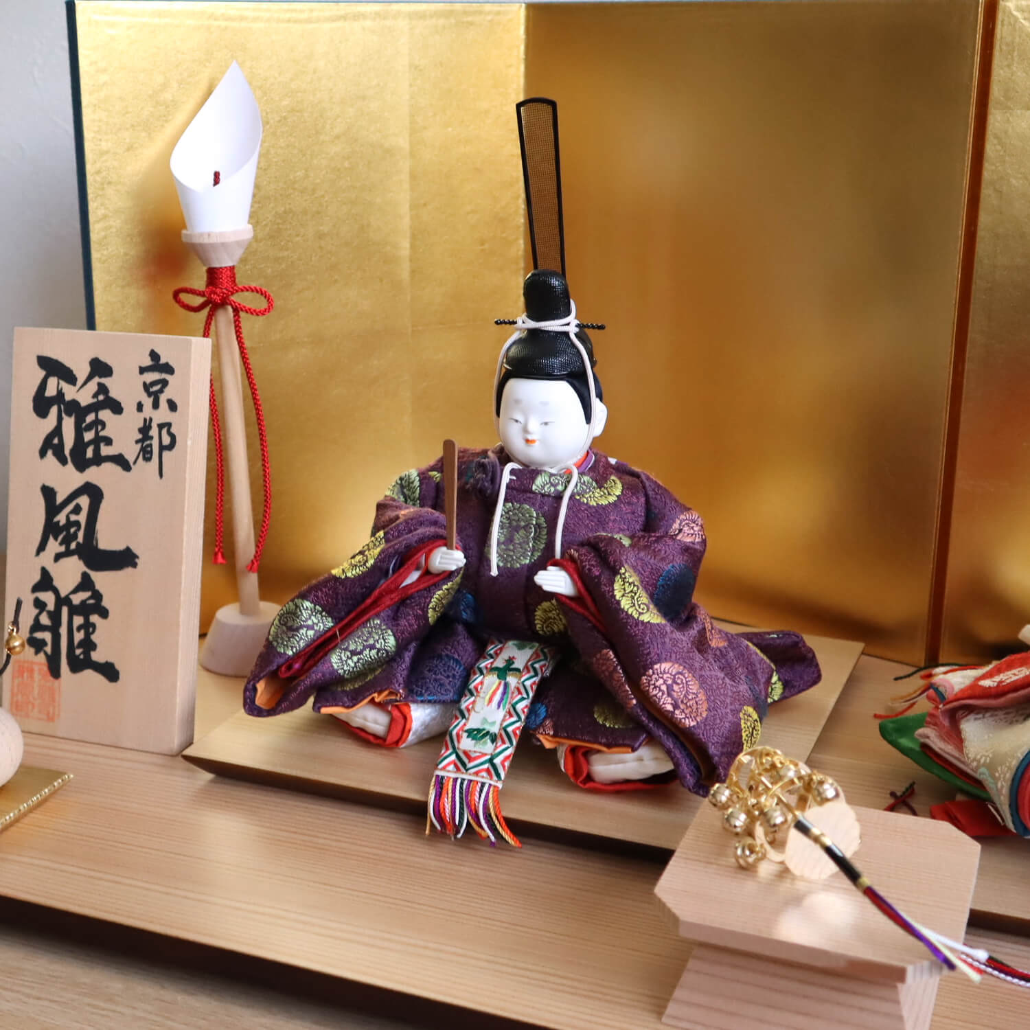 美品 最終価格 皇徳 三段 雛人形 衣装有松絞り全部ご覧ください - www ...
