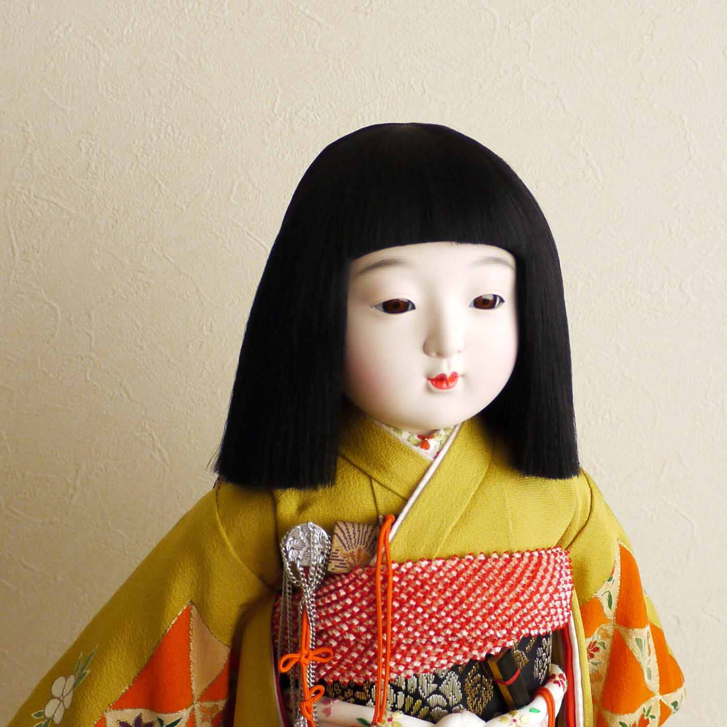 最終価格　無名　市松人形　38cmくらい　可愛らしい子琳琳のおもちゃBOX