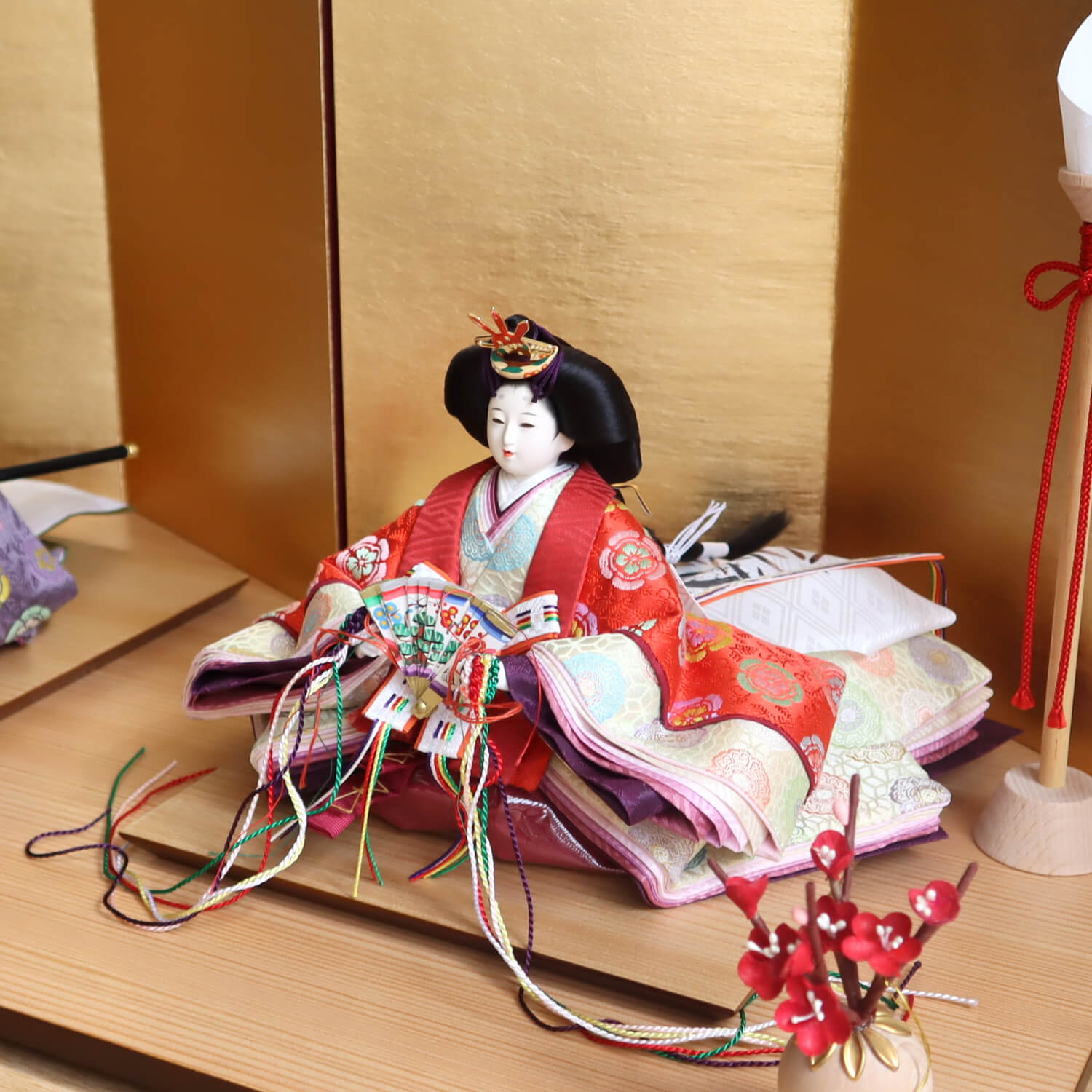 再再販ひな祭り 明治期　木製　雛御殿　雛人形　ひな人形　雛祭り　日本人形　郷土玩具　節句人形 お雛様 三月人形 W1238 セット ひな人形