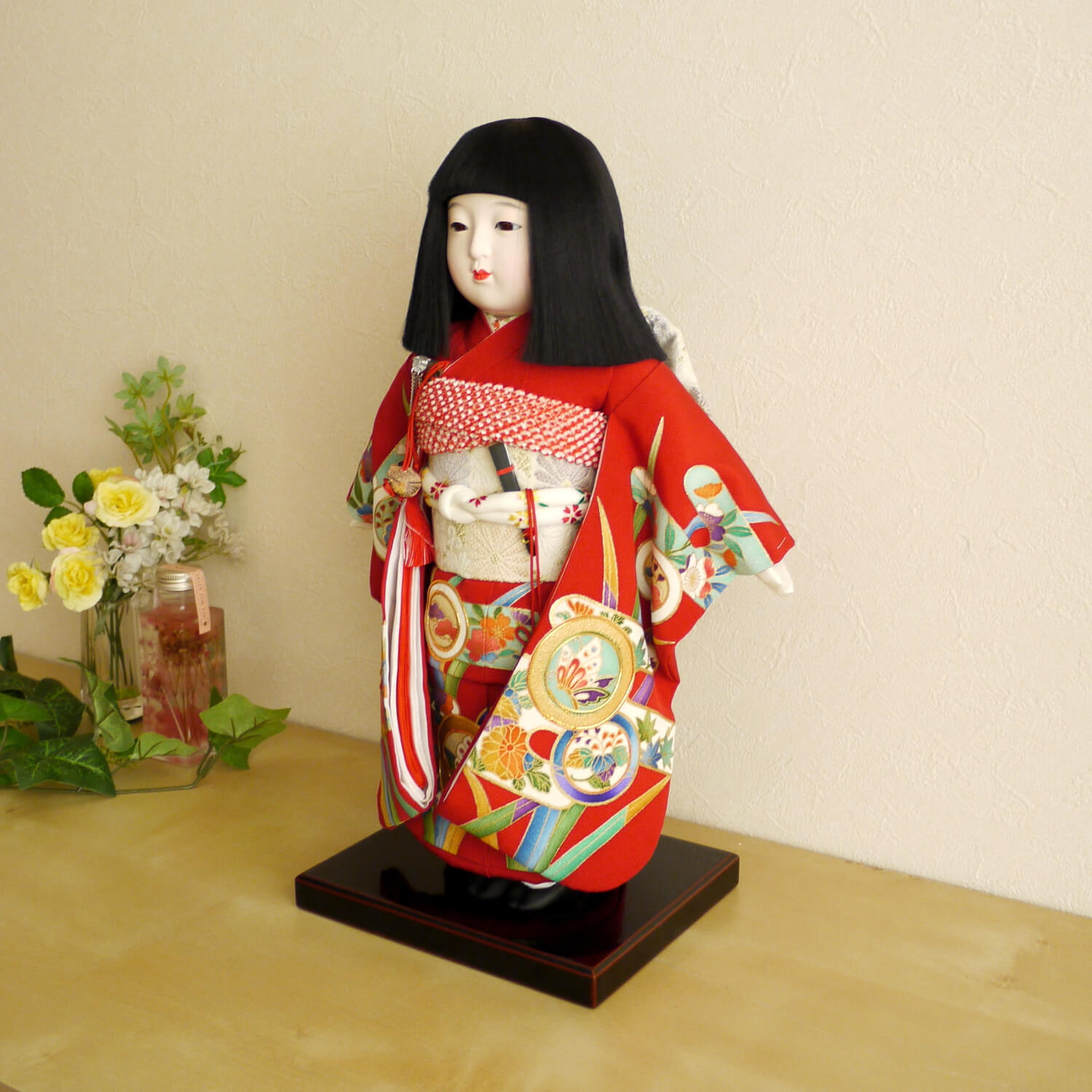 市松人形 日本人形 元賀章介作 御台の春 雛人形 河寿 美品 - おもちゃ/人形
